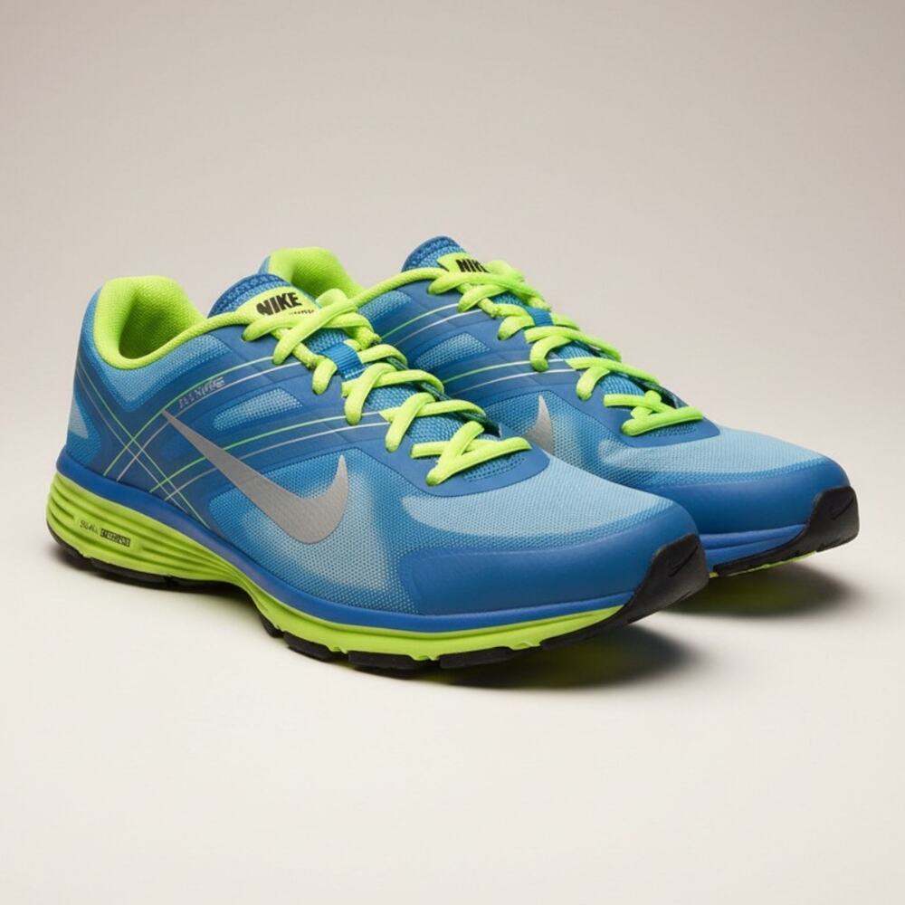 Nike Women's Zoom Fit Agility Blue Volt Flywire Training Running Shoes Size 8